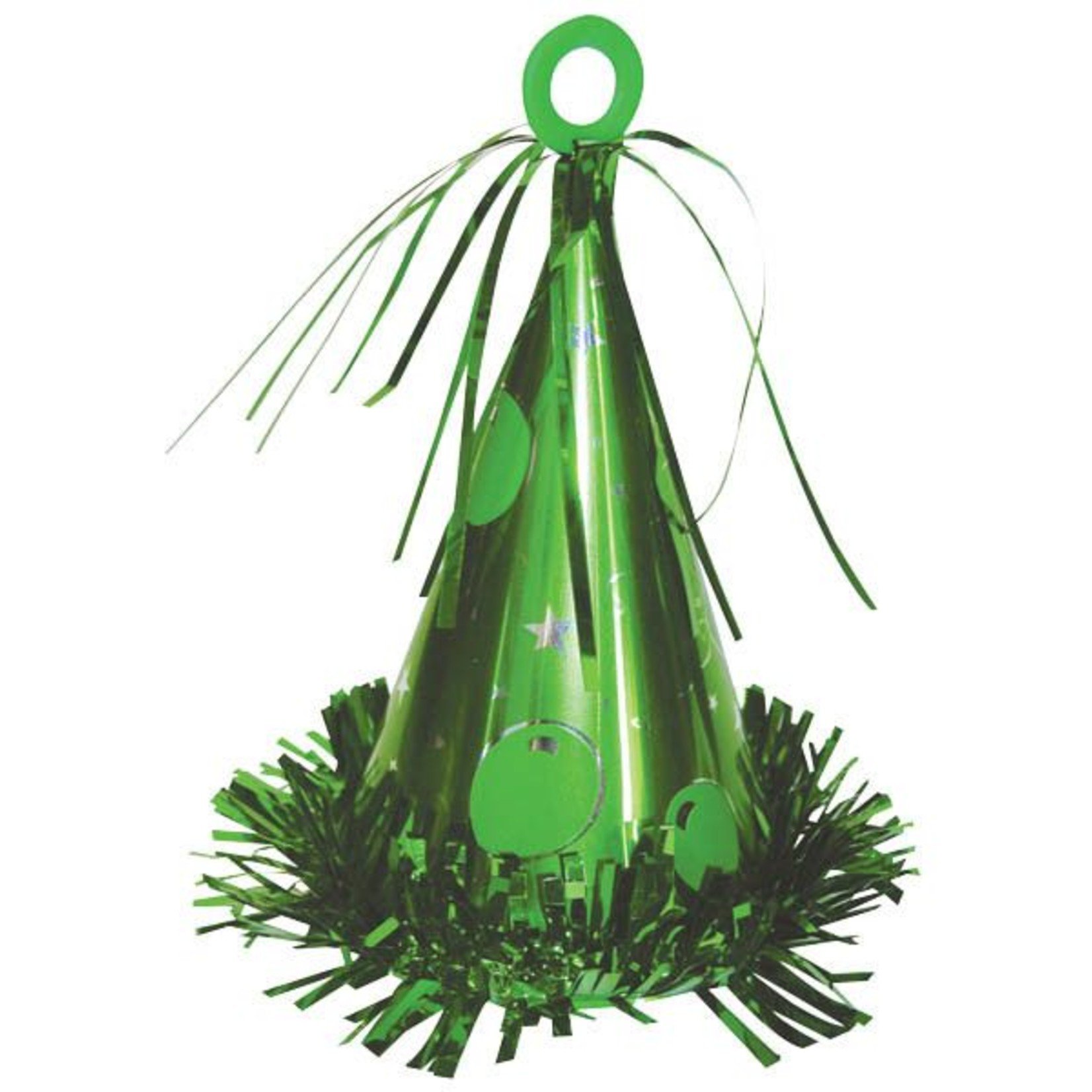 Balloon Weight-Party Hat-Green-6oz