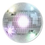 Cutout-Large Disco Ball-1pkg-13.5"