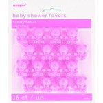 Favors Baby shower - 16 Pcs ( Pink)