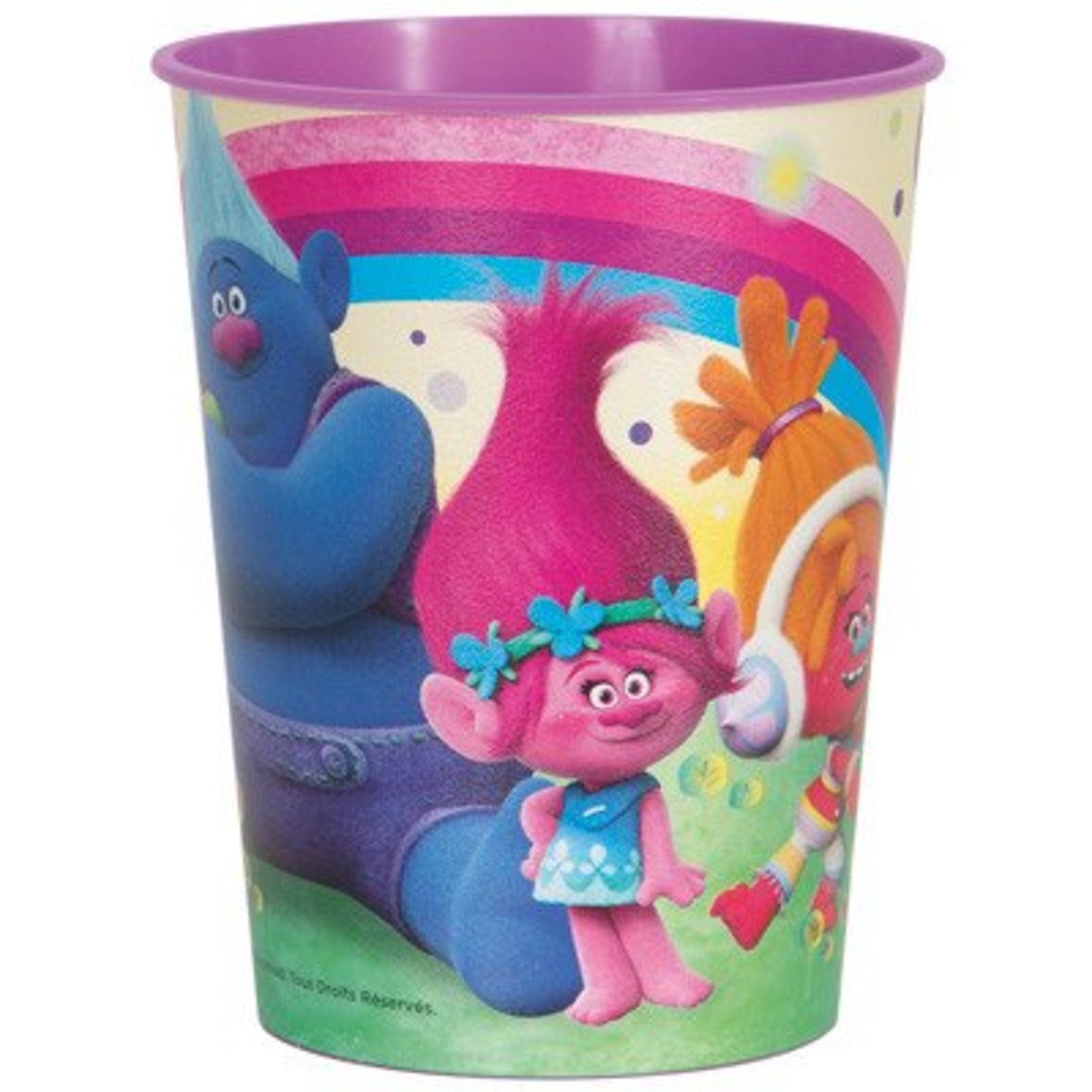 trolls plastic cups