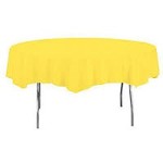 Plastic Round TableCover - Mimosa 28in.