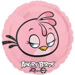 Foil Balloon - Angry Birds Pink - 18in.