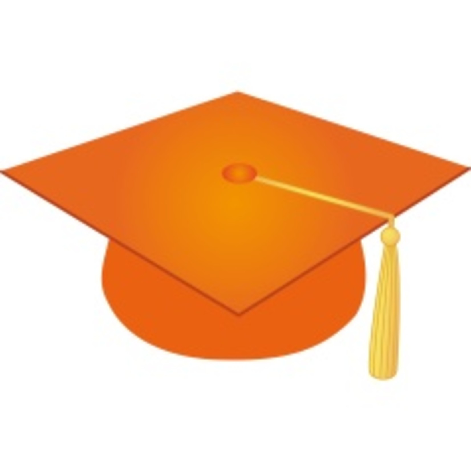 Graduation hat - orange (Seasonal 