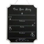 Chalkboard-Wedding Story Sign (33cmx41cm)