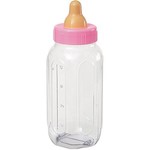 Baby Bottle -Pink-Plastic-11''