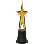 Award Gold Star (9") - 1pk