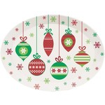 Tray - Christmas Ornaments - Oval Plastic