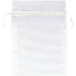 Organza Bags- White-24pk/3'' x 4''