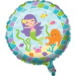 Foil Balloon - Mermaid Friends - 18"