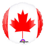 Foil Balloon - Maple Leaf  Canada - 18"