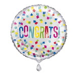 Foil Balloon - Colourful Congrats - 18"