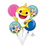 Baby Shark Foil Balloon 5pk