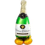 Foil Balloon - AirLoonz -  Champagne Bottle - 60"