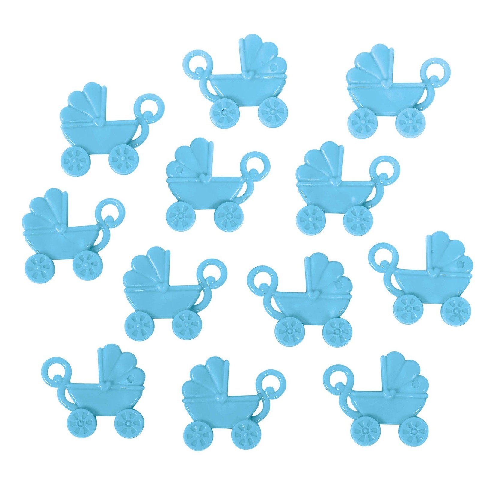 Baby - Carriages - Blue - 12 PCS