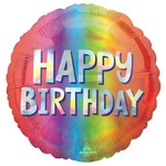 Foil Balloon - Happy Birthday  -18"
