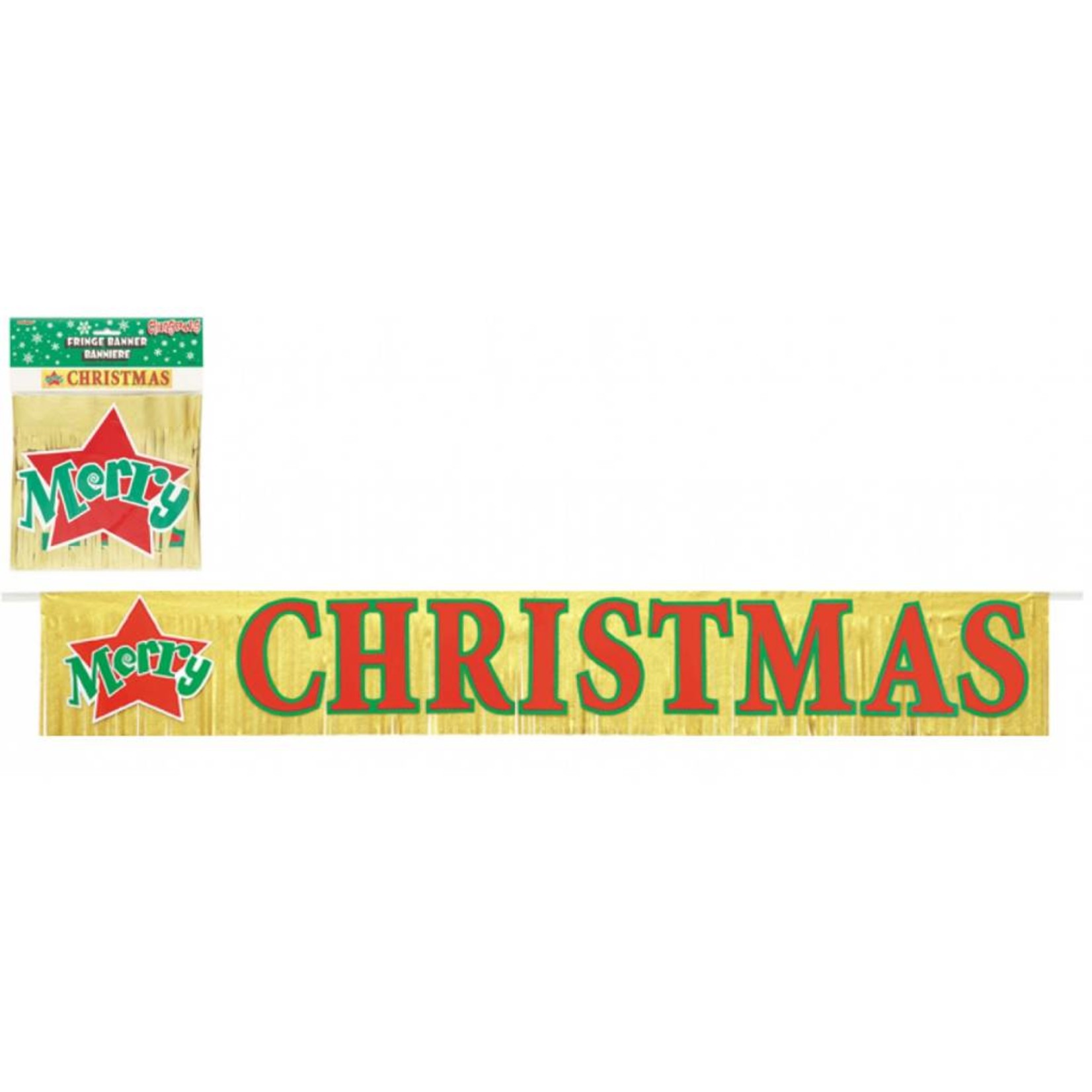 Hoomall 4m nonwoven fabric merry christmas flags banner garland alphabet letters christmas Banner-Merry Christmas- Foil-1.4m - Victoria Party Store