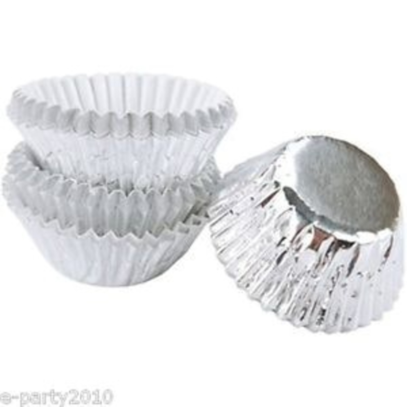 Baking Cups-Foil-Silver-1.25''-75pk