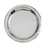 Plates-BEV-Silver Foil-8pk