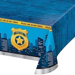 Table Cover - Plastic - Rectangle - Police Party AOP - 54'' x 102" - 1pc