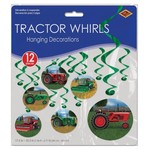Hanging Decorations-Tractor Whirls-12pk