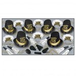 New Year Kit - Midnite Hour Assorted BLK/Gold Deluxe for 50
