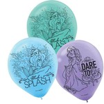 Balloons-Latex-Little Mermaid Ariel-12''-6pk