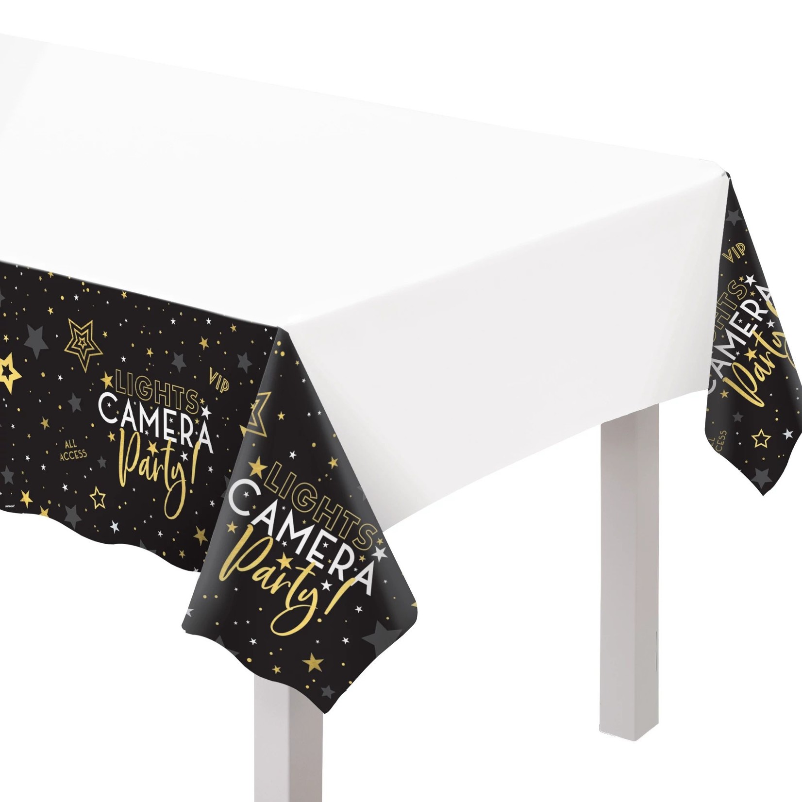 Awards Night Plastic Table Cover - 54"X102"