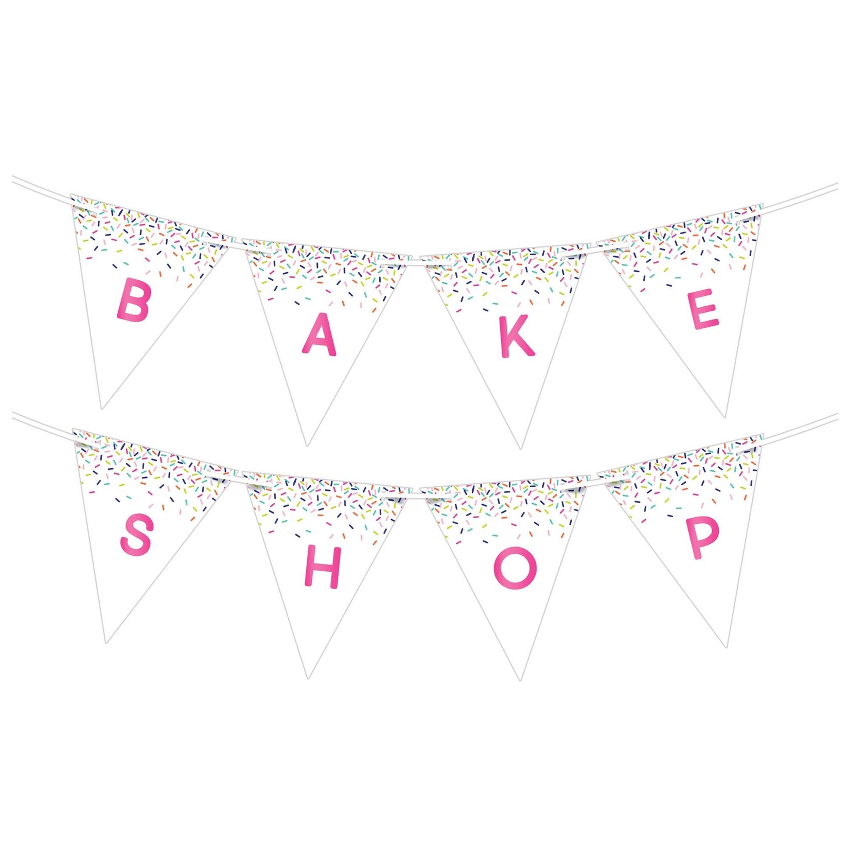 Bakeware Party Customizable Paper Pennant Banner