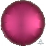 Foil Balloon - Pomegranate - Luxe Round - 17"