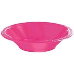Bowls-Bright Pink-20pkg-12oz-Plastic