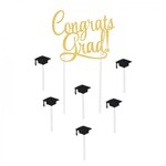 Cake Topper - Congrats Grad!