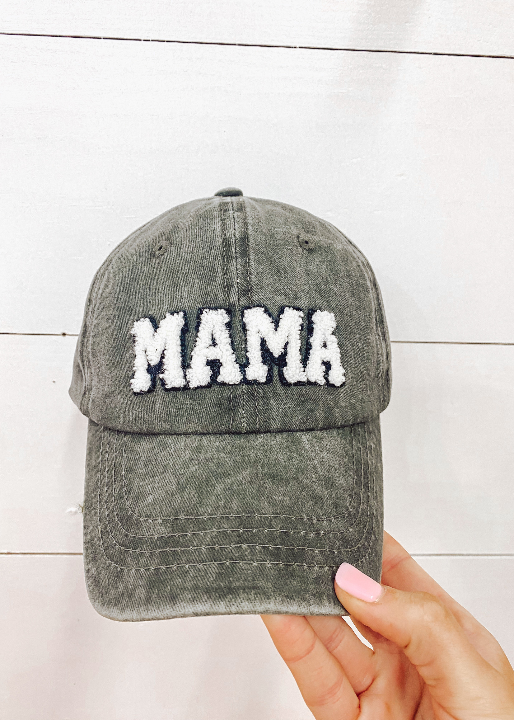 MAMA Sherpa Letter Hat