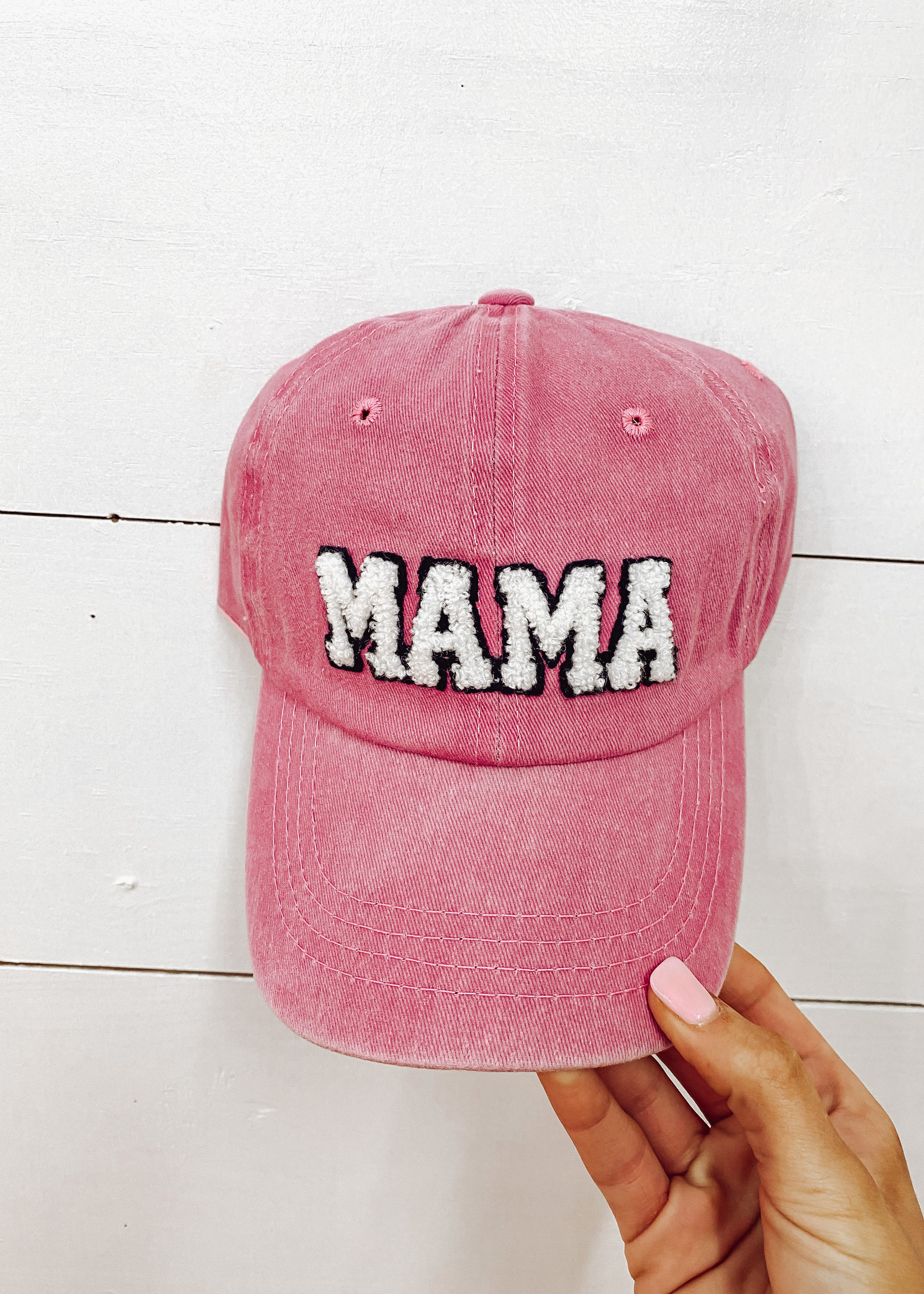 MAMA Sherpa Letter Hat
