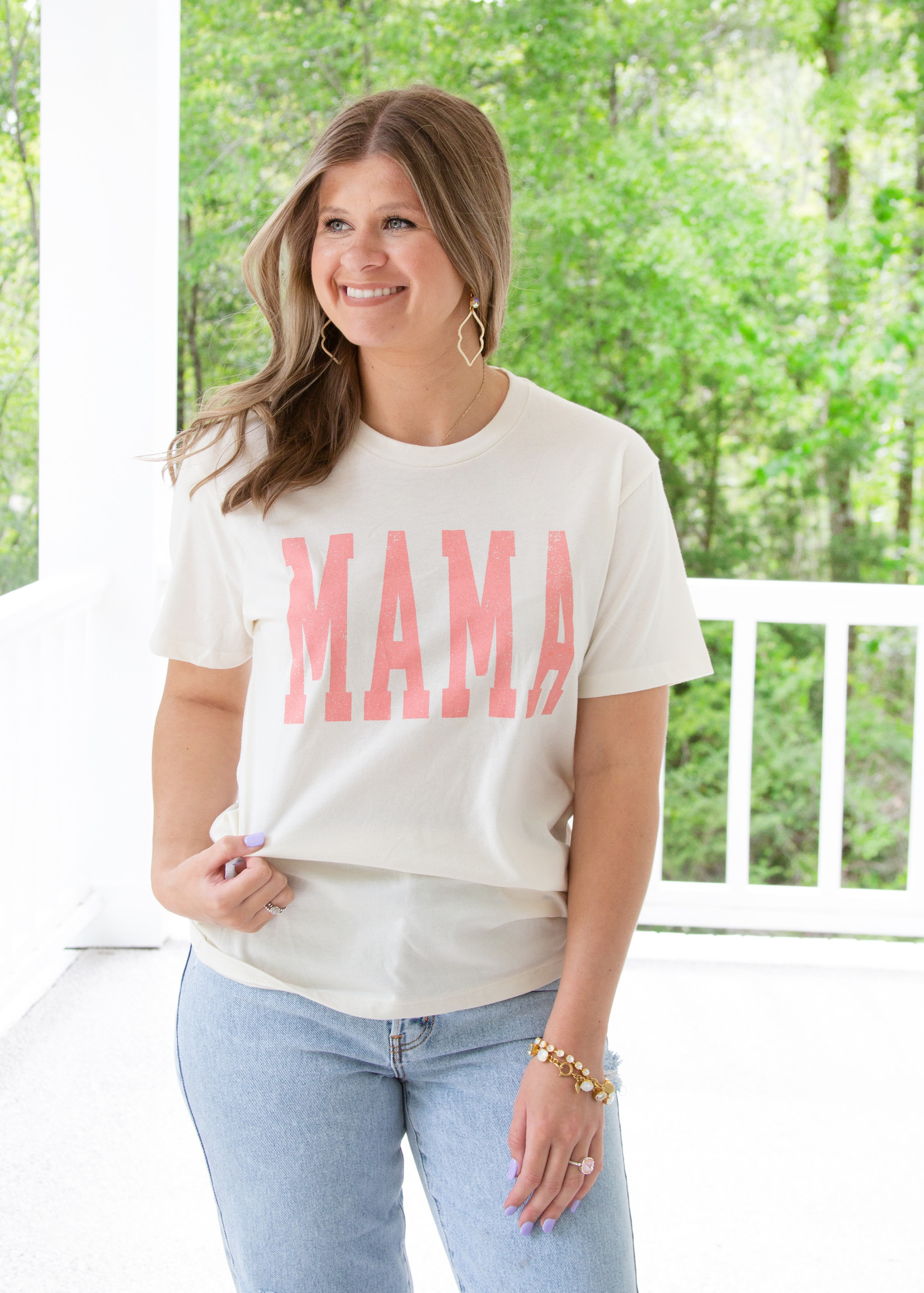 MAMA Block Letter Graphic Tee