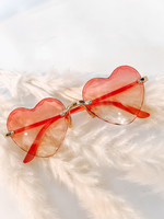Acrylic Heart Sunglasses PINK