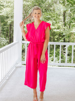 Stole Your Heart Ruffled Sleeve Jumpsuit