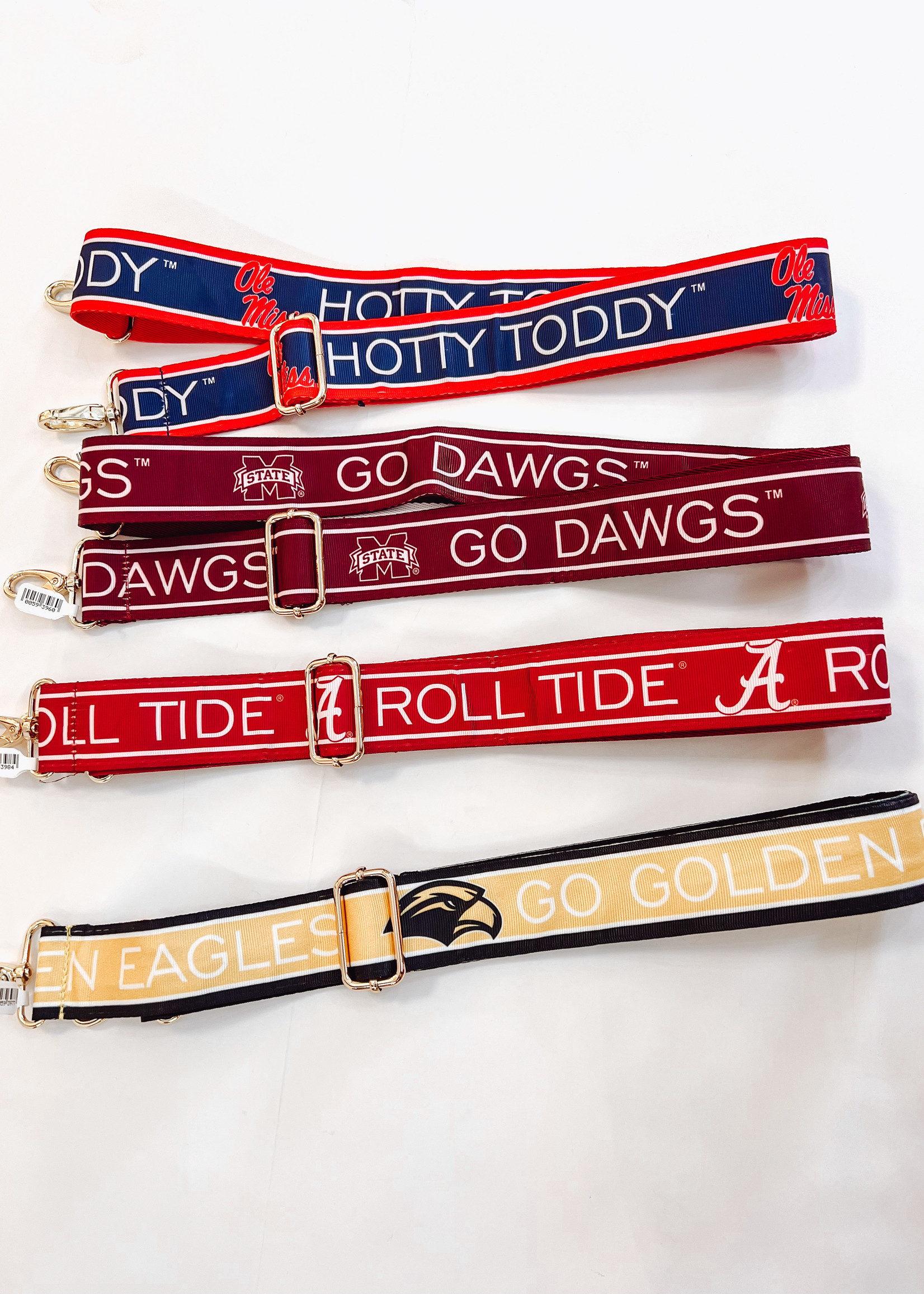 Treasure Jewels: Gameday White & Cardinal Red Beaded Purse Strap, Os - The Mint Julep Boutique | Women's Boutique Clothing