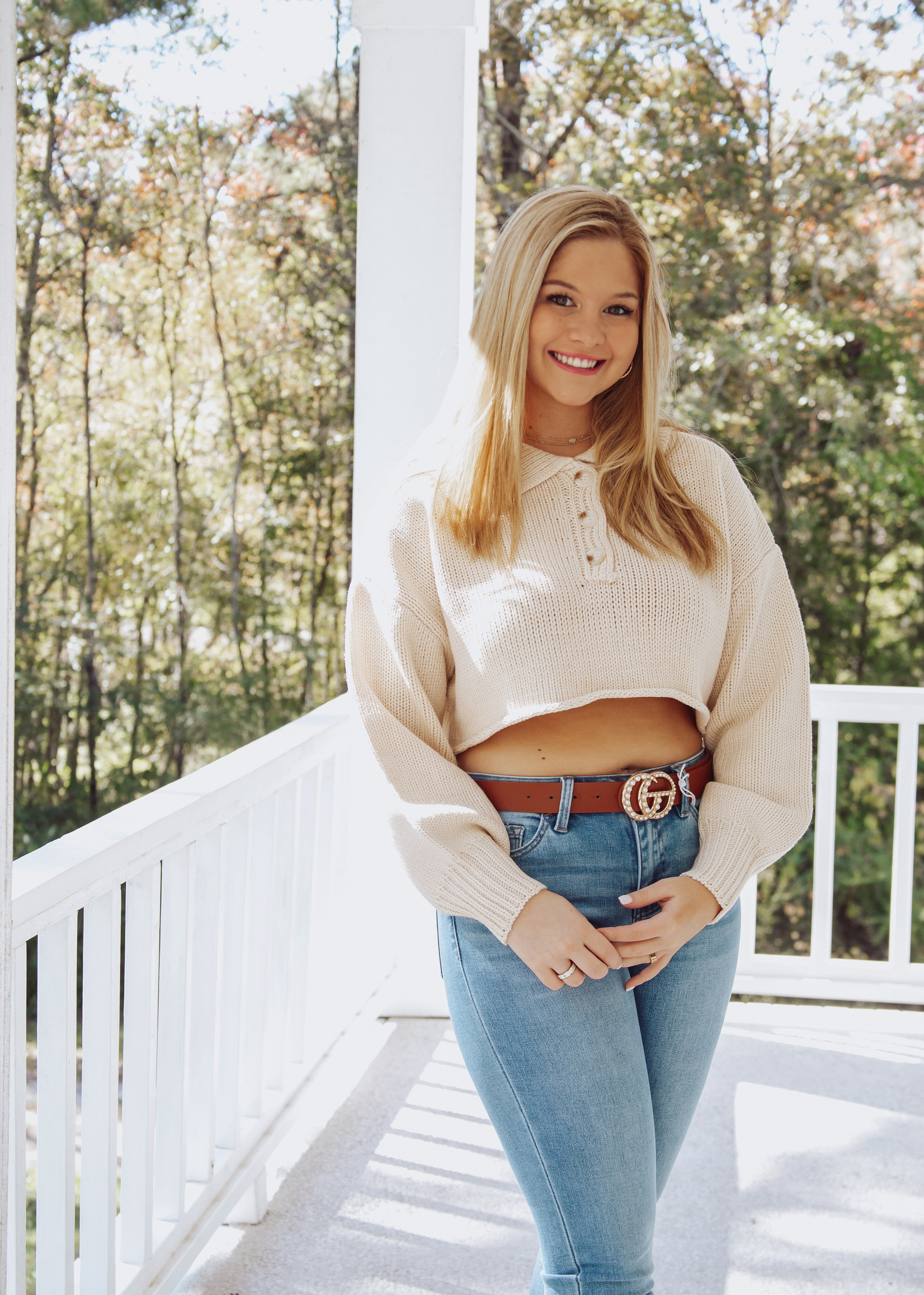 Campfire Nights Cropped Sweater