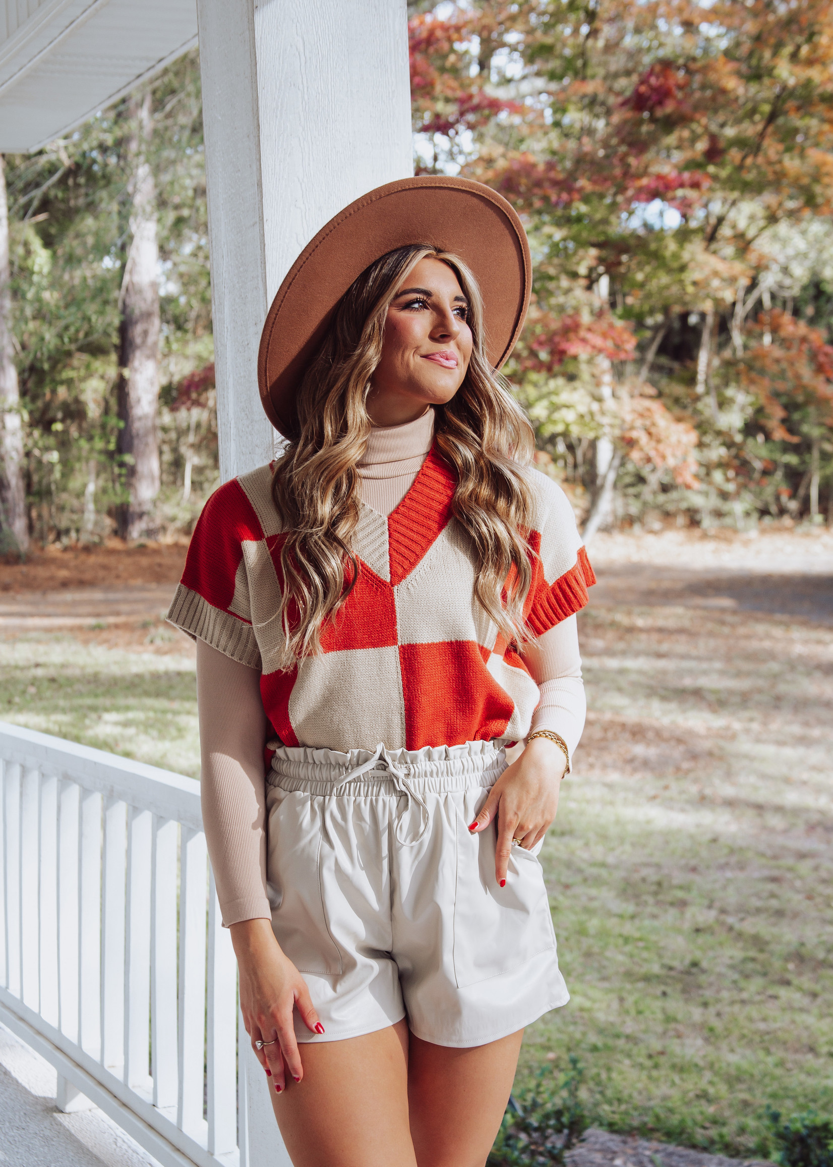 Days Go By Color Block Sweater Vest