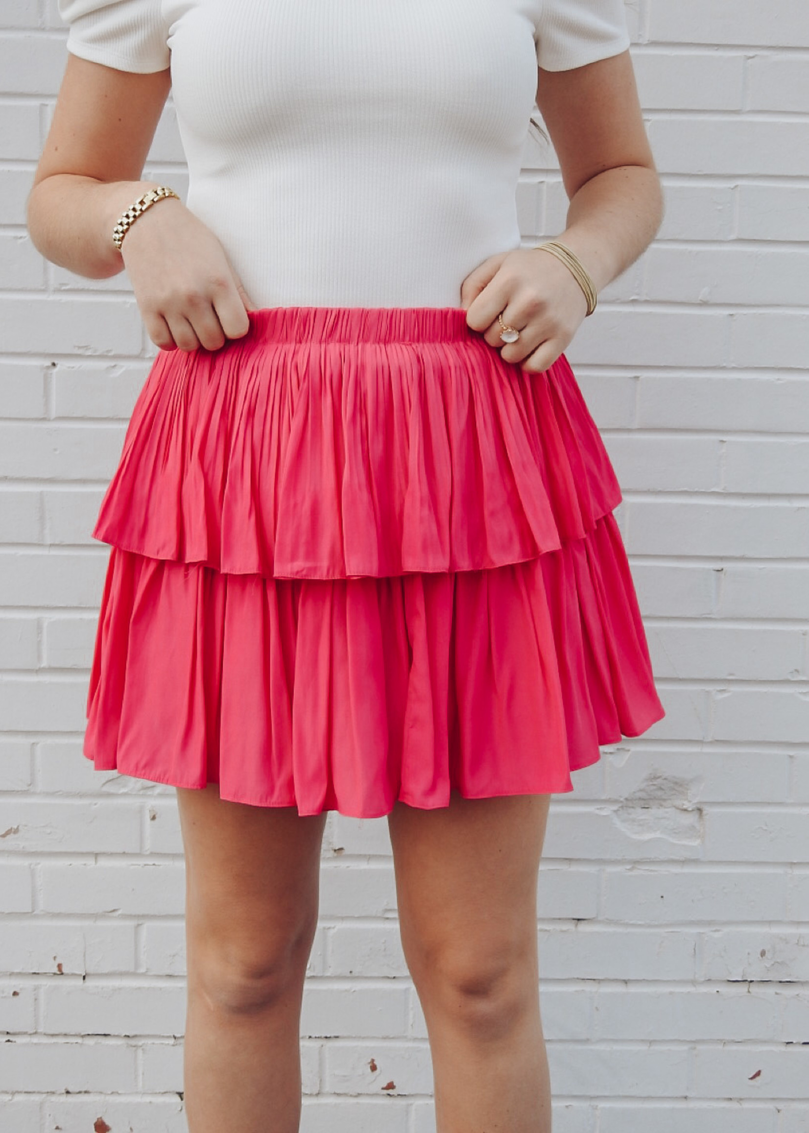 Keep Me Afloat Ruffle Layer Skort - Women's Boutique Clothing & Trendy ...