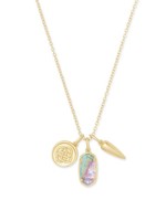 Dira Coin Charm Necklace