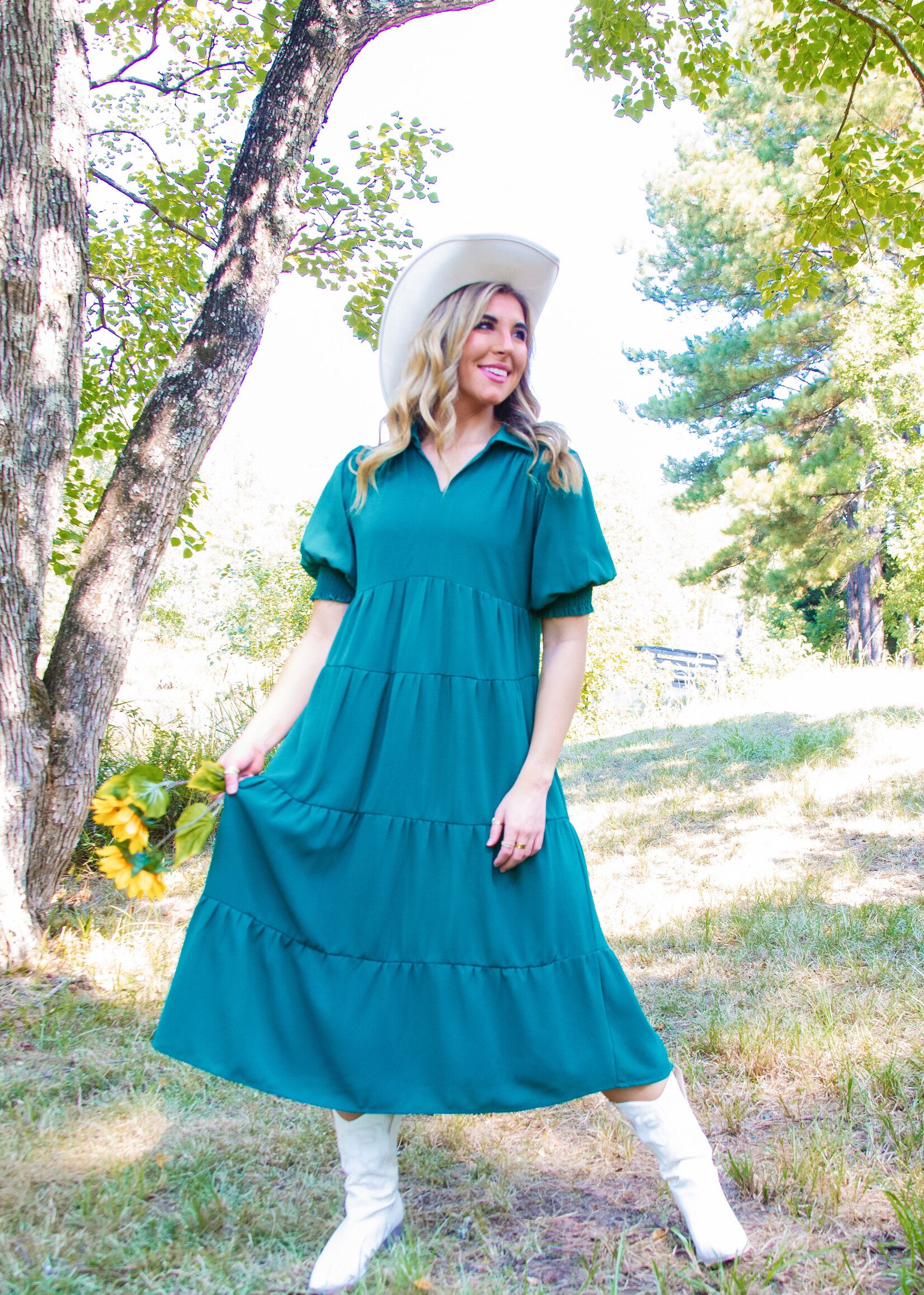 https://cdn.shoplightspeed.com/shops/612394/files/58146570/1652x2313x1/the-good-stuff-sinched-sleeve-tiered-midi-dress.jpg