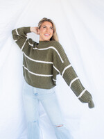 Cozy Up Striped Pullover Sweater