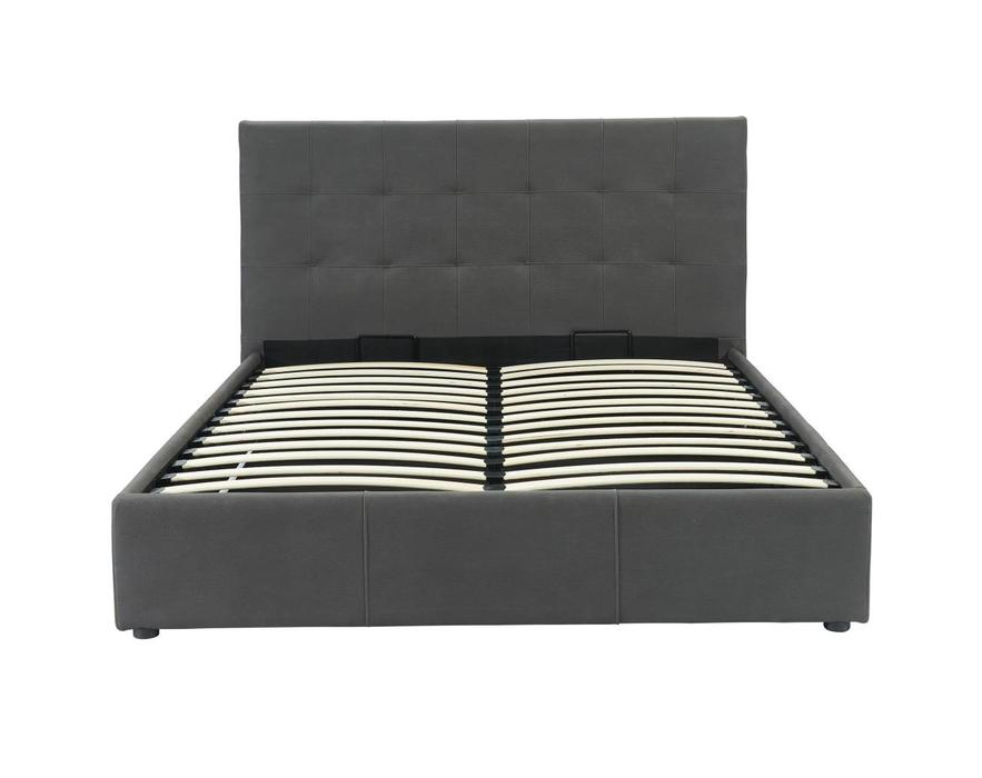 Extara 60 Platform Storage Bed In Grey M2go Extara 60 Platform Storage Bed In Grey, Hydraulic Lift Storage Bed Queen Canada