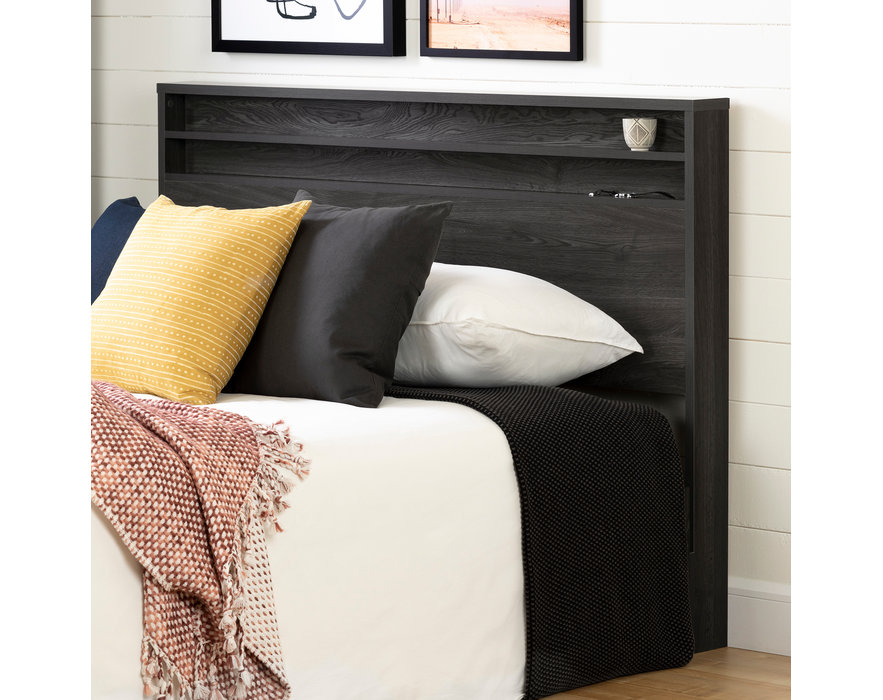 Lensky Headboard Full Queen Gray Oak M2go