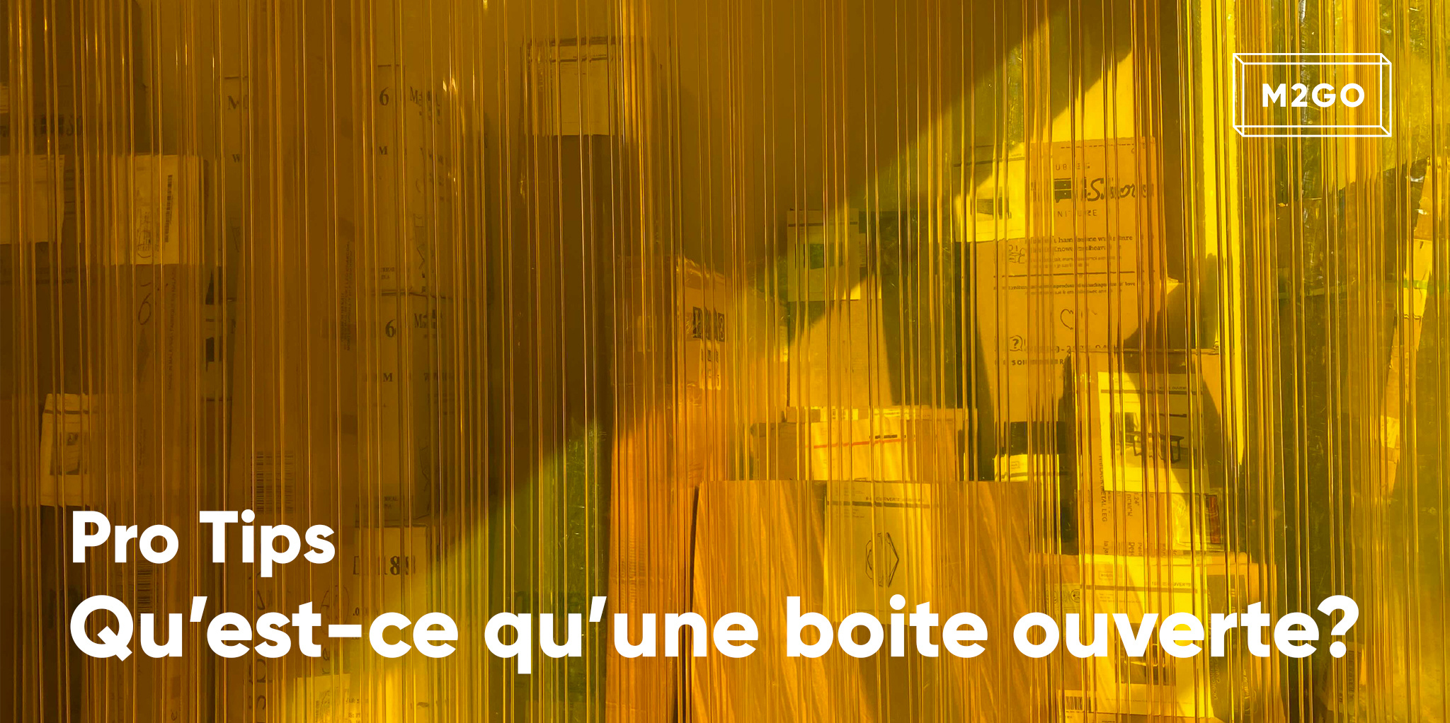 Qu'est-ce qu'une boîte ouverte?