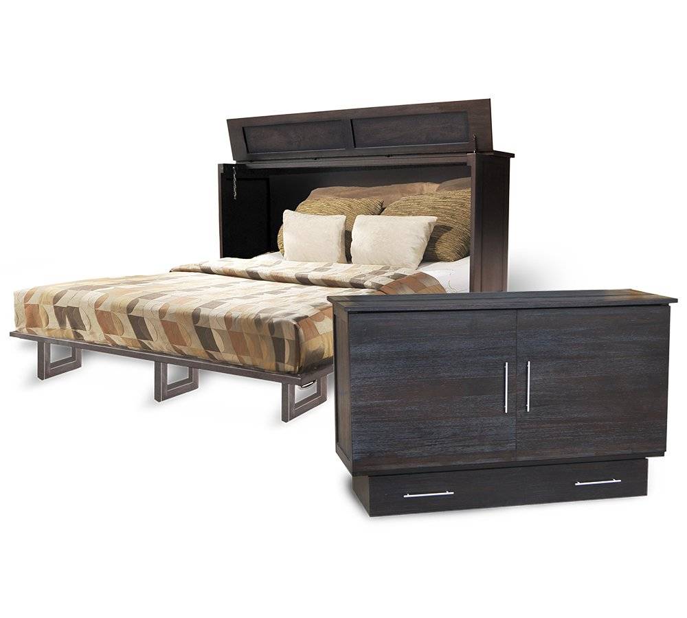 Chest Bed With Queen Size 60 Mattress Manhattan Brushed