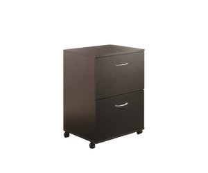 Nexera 2 Drawer Mobile Filing Cabinet Black Essentials M2go