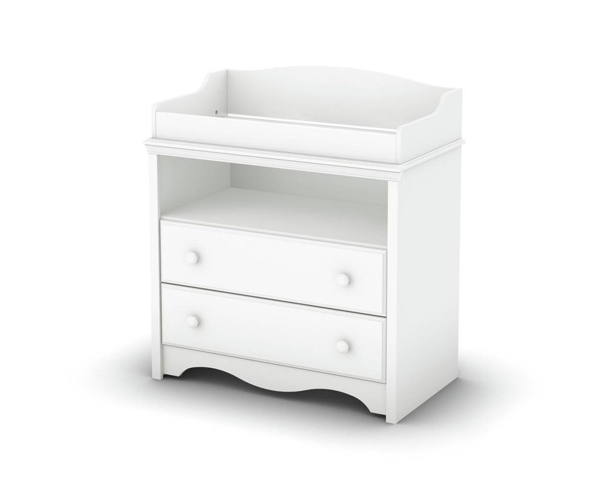 white changing dresser