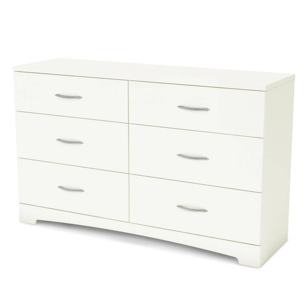 South Shore Step One Dresser Pure White M2go